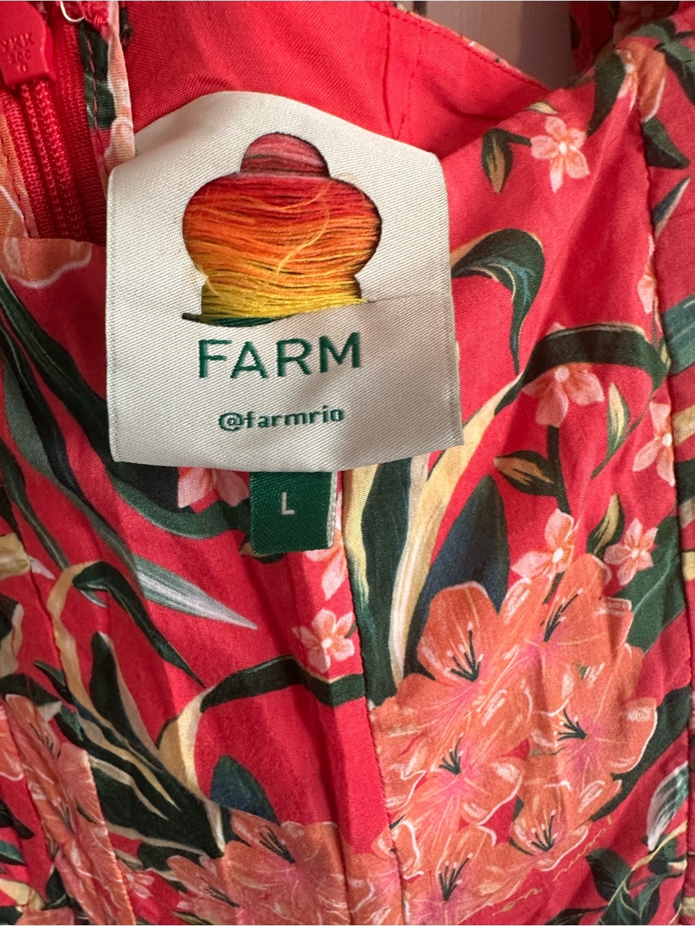 FARM Rio Pineapple Bloom Dress, large - Picture 5 of 11